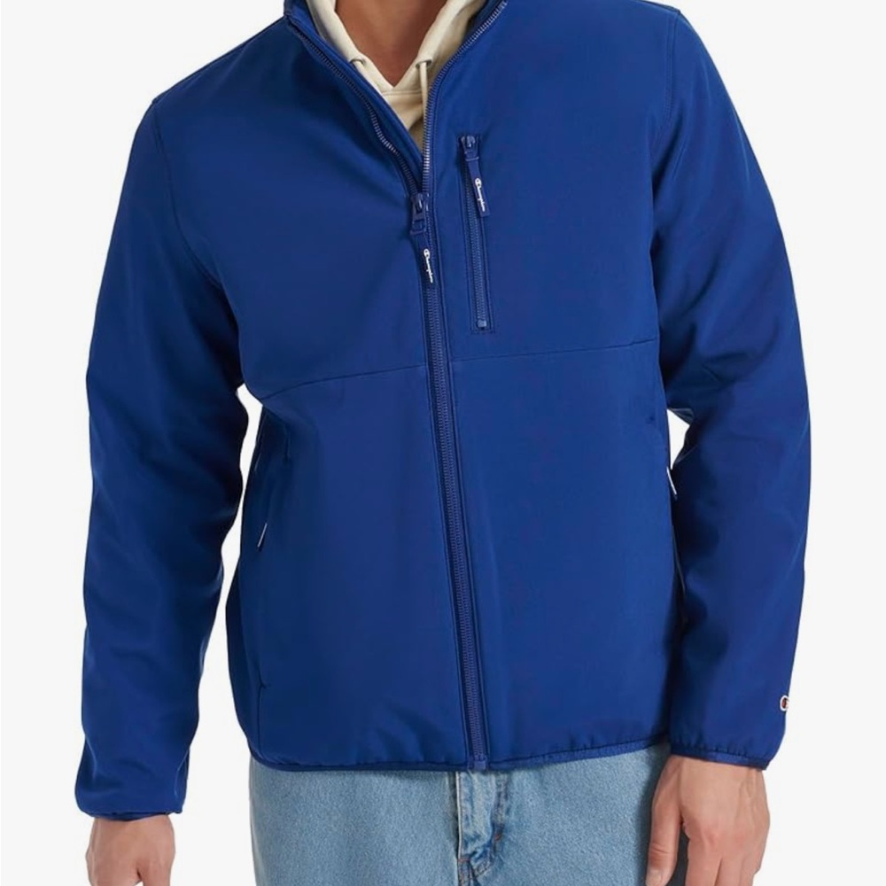 Champion Men’s Lightweight Water-Resistant Jacket – Blue – NWT